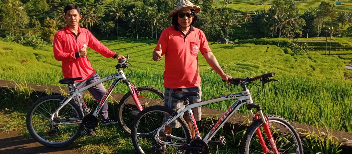 Bali Cycling Tours from https://www.balibreezetours.com , Bali Bike Tour, Bali Cycle Tour, Bali Bicycle Tour, Bali Mountain Biking Tour, Ubud Cycling Tour, Start Point at Jatiluwih, Unesco Rice Terrace, Bicycle Tour, Tabanan Regency, Twin Mountan, Bali Breeze Tours